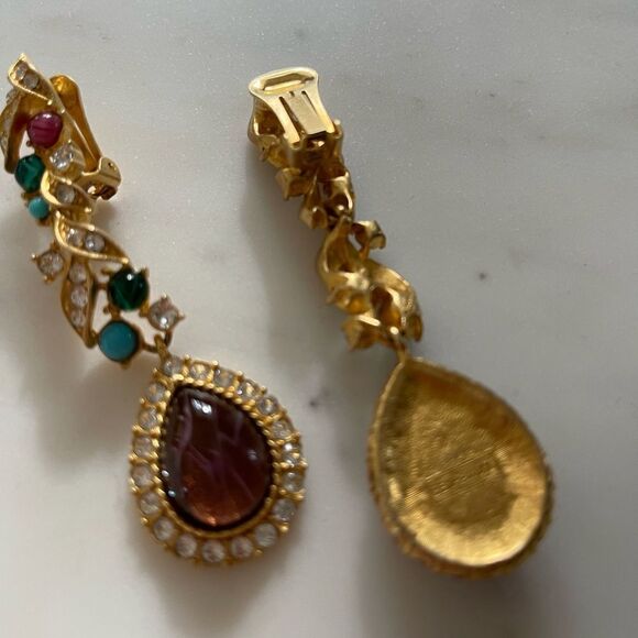 Beautiful oversized earrings - Picture 1 of 4